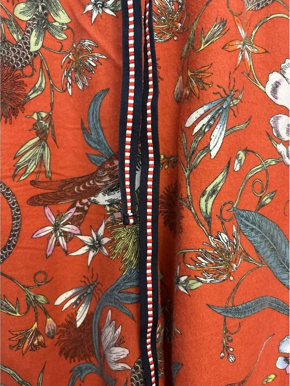 Victoria Garcia Pajama Set Floral Print Lounge Sleepwear Women Size Small